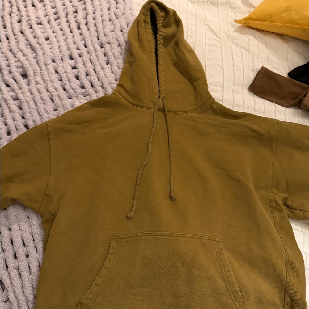 TNA Olive Green Sweatfleece Hoodie